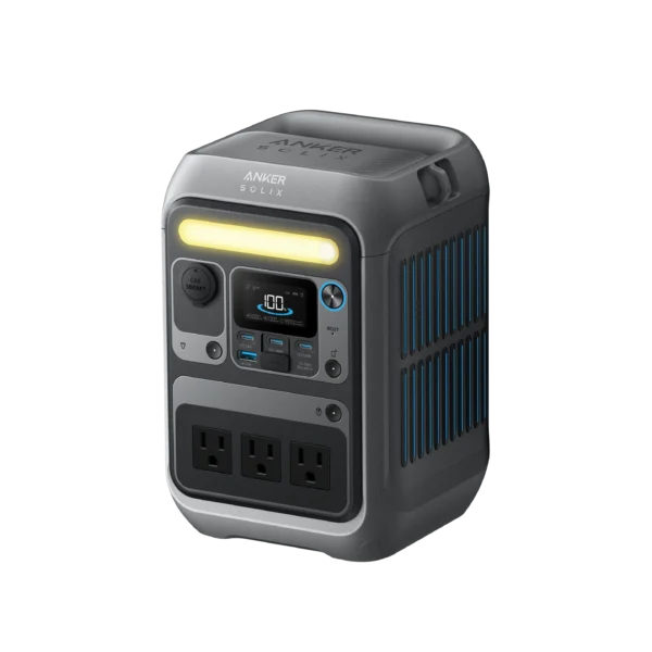 Estación de energía en Ecuador Anker SOLIX C300 288Wh 300W Costado Izquierdo
