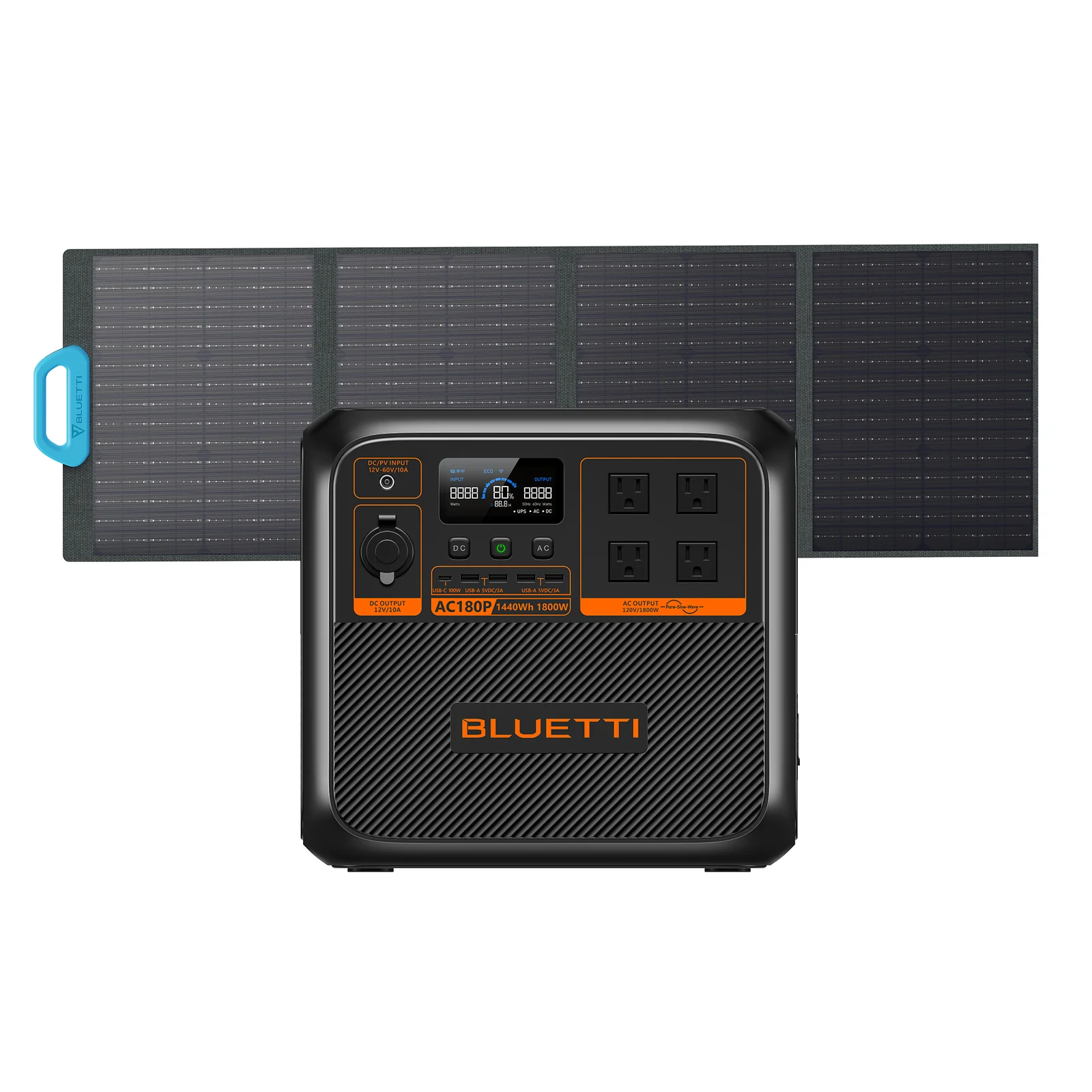 Estación de energía Bluetti AC180P, 1440Wh, 1800W - Image 4