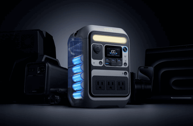 Anker Solix C300 vista de a batería